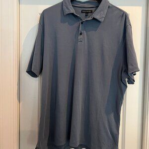 Banana Republic Mens XXL Blue Slate Polo Shirt